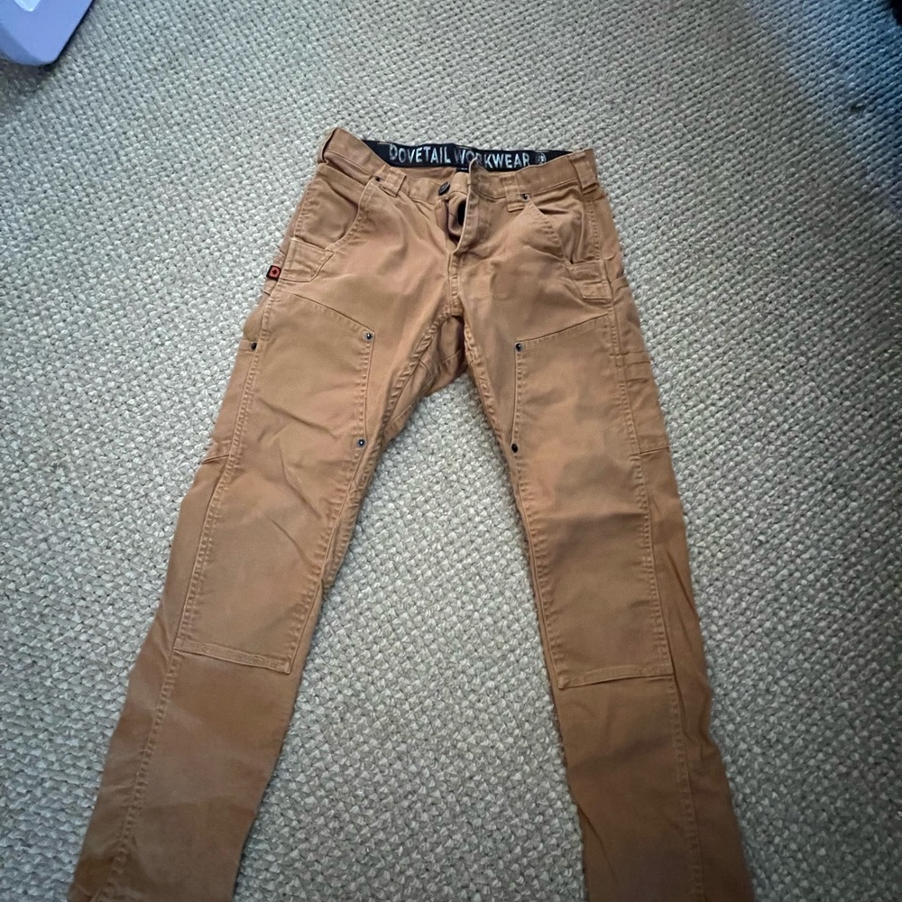 Dovetail Workwear Women's Tan Cargo Pants